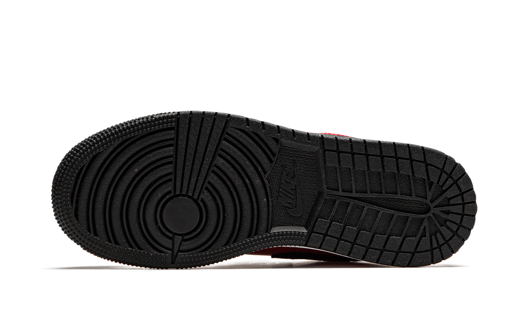 Air Jordan 1 Low GS "Black Pebbled" 553560 605