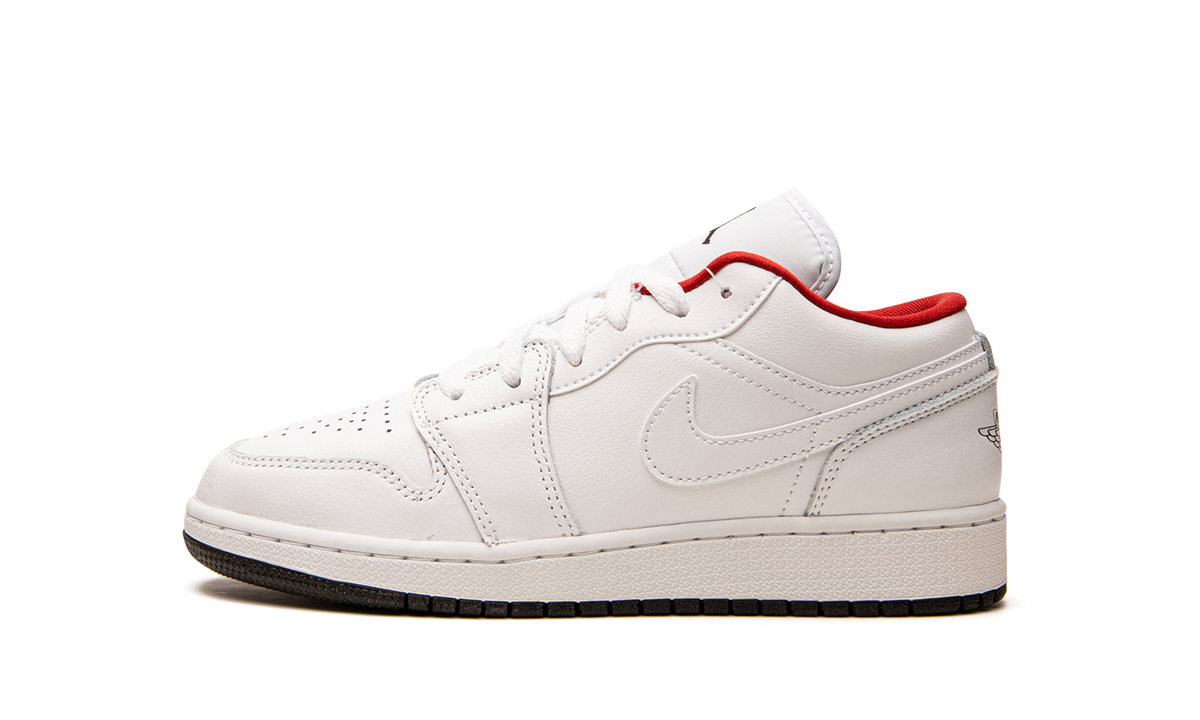 Air Jordan 1 Low GS "White / Red" 553560 164