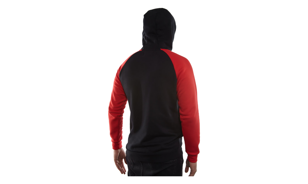 Air Jordan 13 Jumpman Pullover Hoodie "BLACK / UNIVERSITY RED" AR9780 010