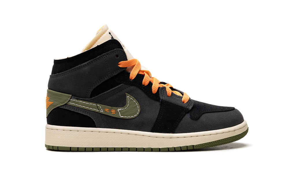 Air Jordan 1 Mid SE GS "Craft Anthracite Light Olive" FD5847 003