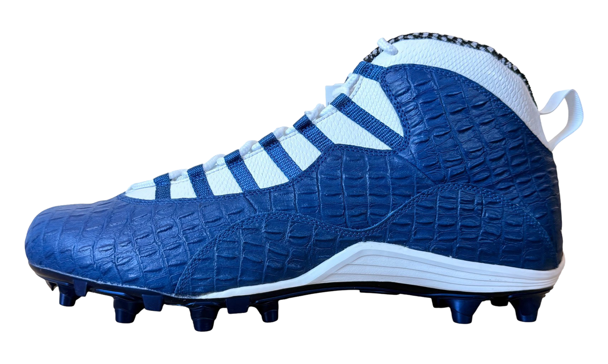 Jordan 10 Alpha Molded Cleats "Blue / White" HO19 MNJDSP 484