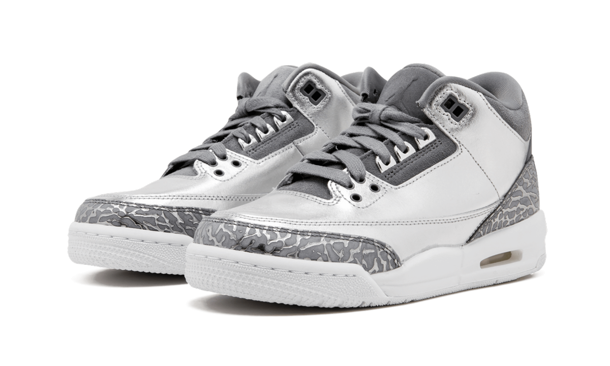 Air Jordan 3 Retro PREM HC GS "Metallic Silver" AA1243 020