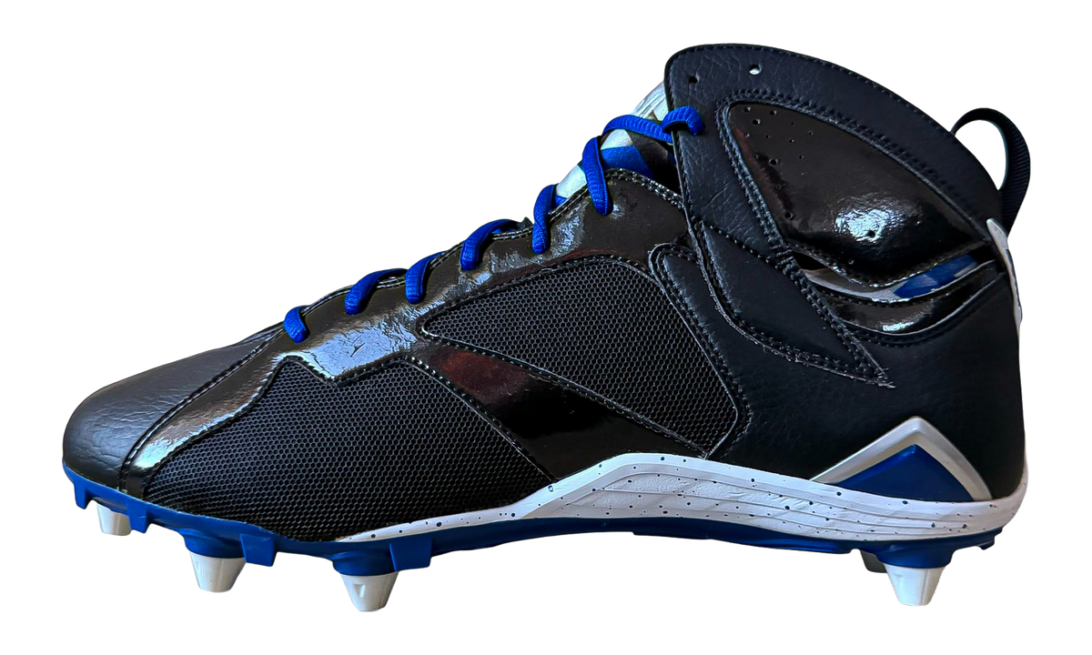 Jordan 7 Detachable Cleats "Black / Rush Blue-White" SU15 MNJDSP 373 D1