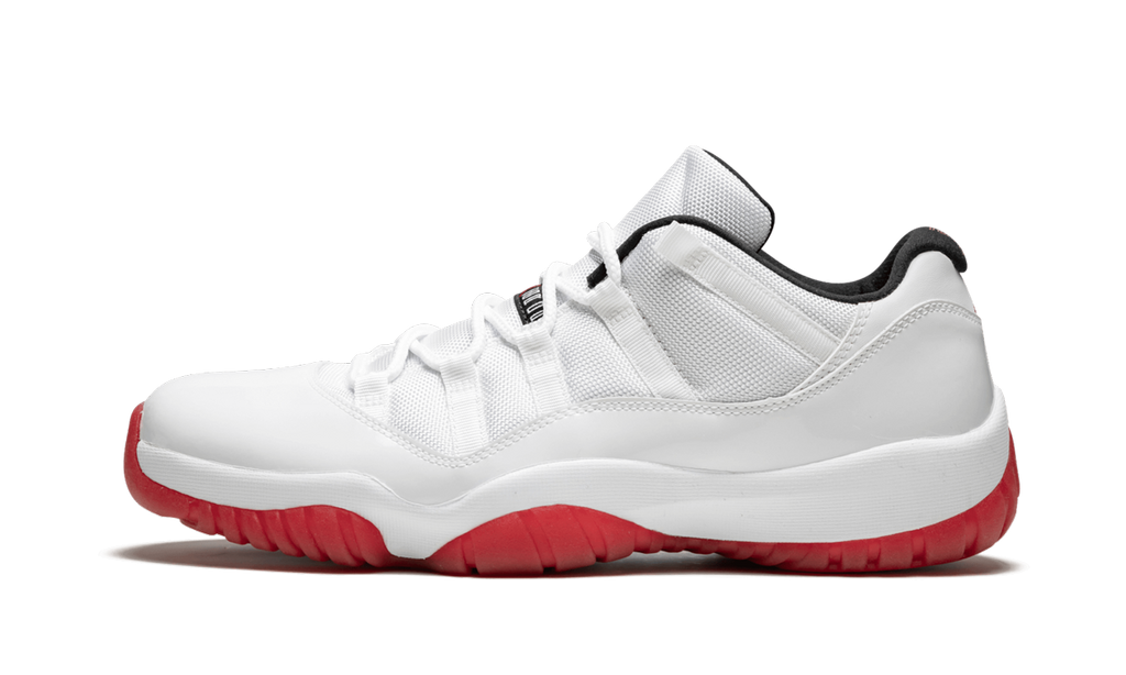 Air Jordan 11 Retro Low "White/Varsity Red" 528895 101