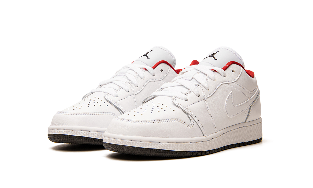 Air Jordan 1 Low GS "White / Red" 553560 164