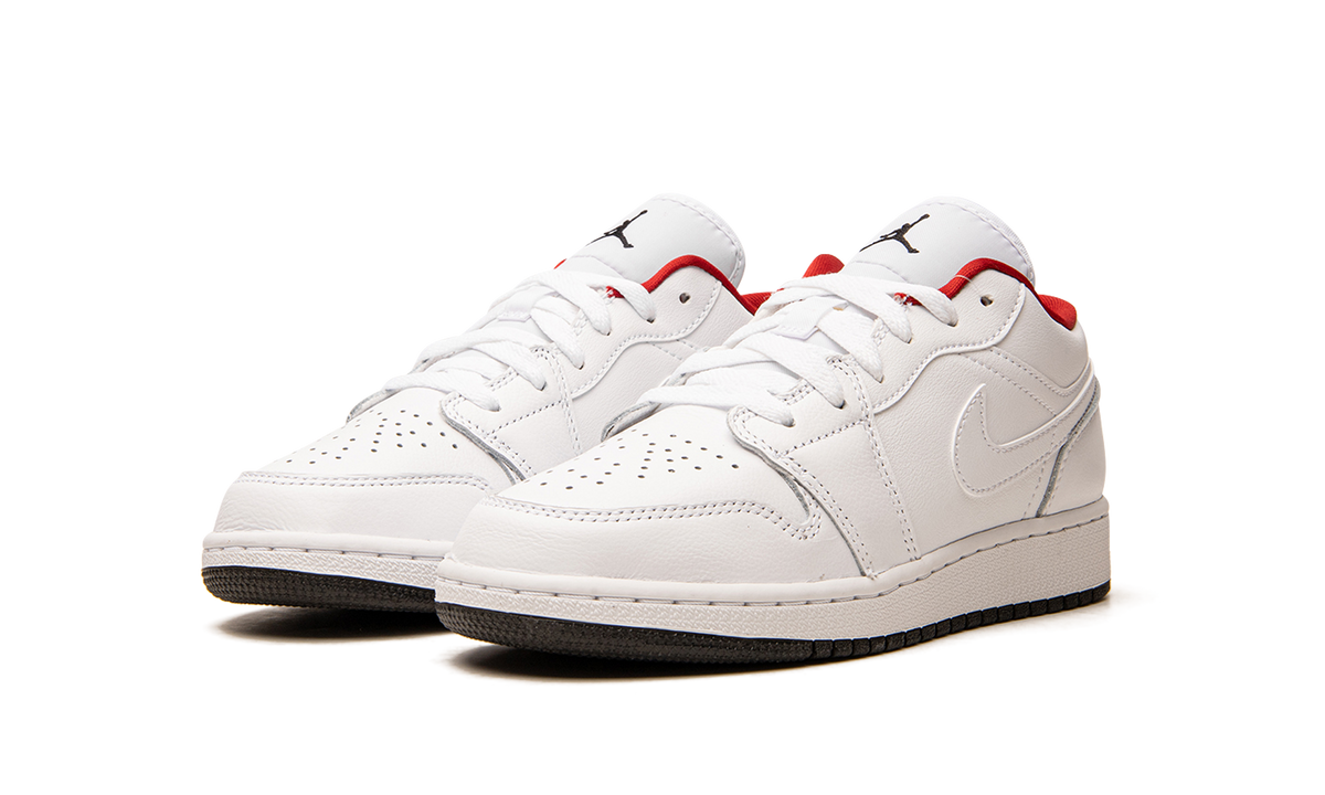 Air Jordan 1 Low GS "White / Red" 553560 164